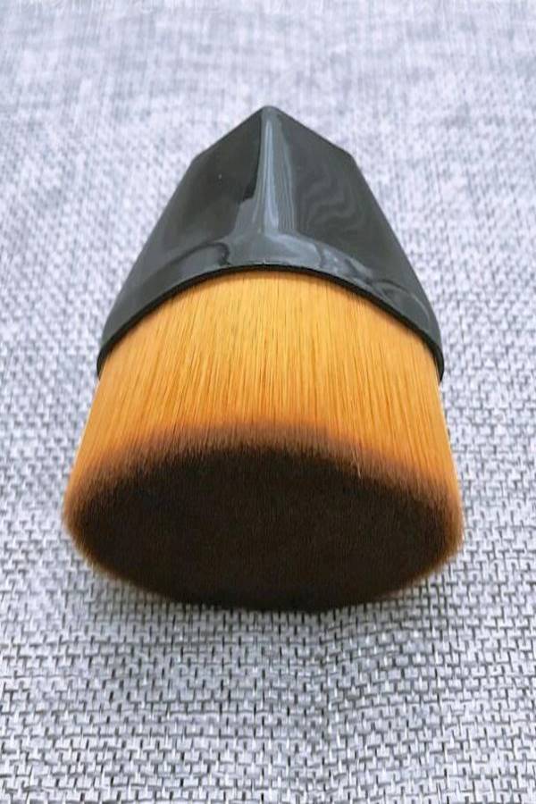 55 Foundation Cosmetic Brush Makeup Black - Image 2
