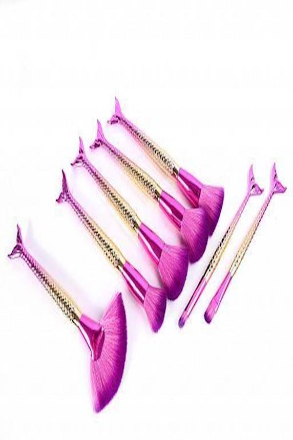 Generic Rainbow Mermaid Makeup Brush Set - Image 3