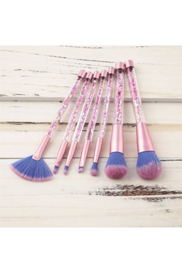 7-Piece Makeup set Glitter Colour Eyeshadow Brushes - Image 2