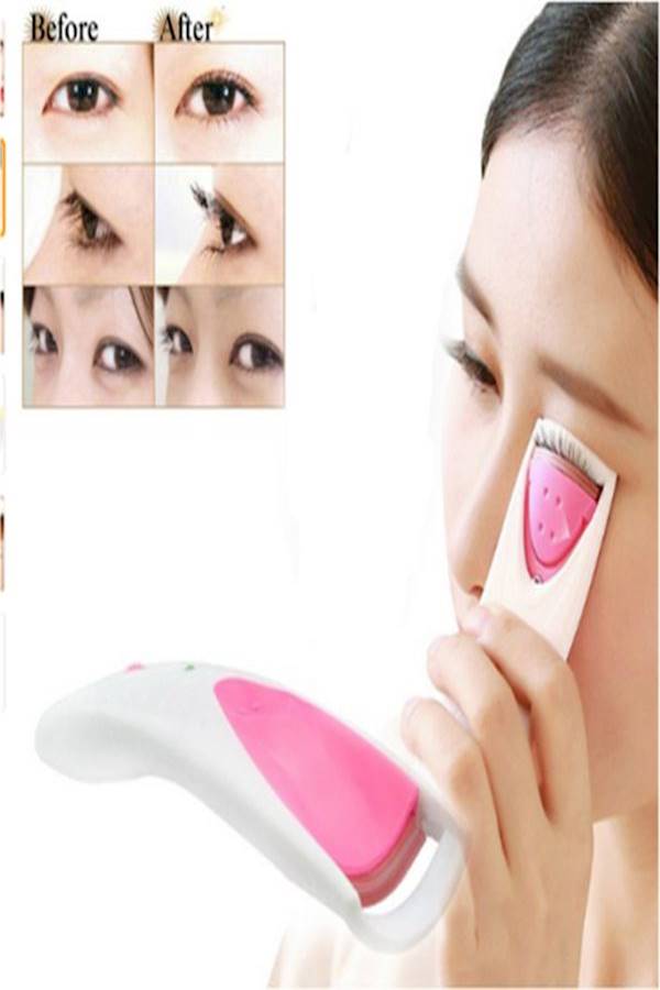Electric Eye Lash Curler White/Pink - Image 2