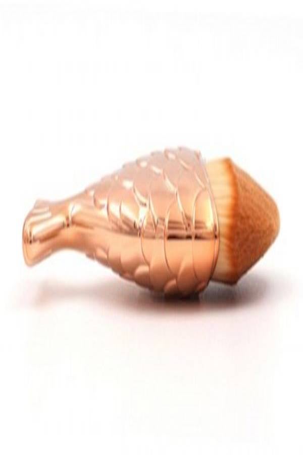 Fish Tail Scale Makeup Brush Gold/Brown - Image 2