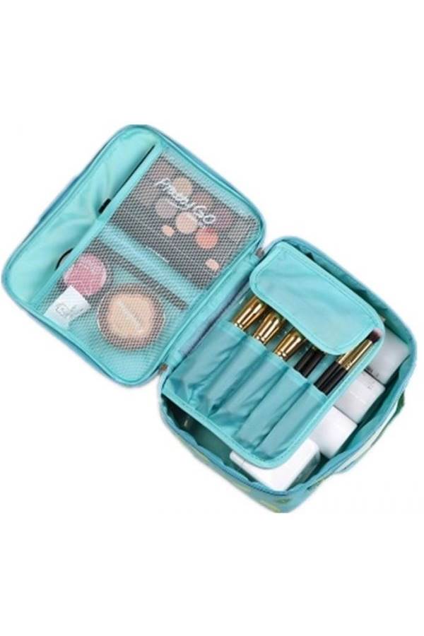 Portable Travel Cosmetic Bags Organizer Blue - Image 3