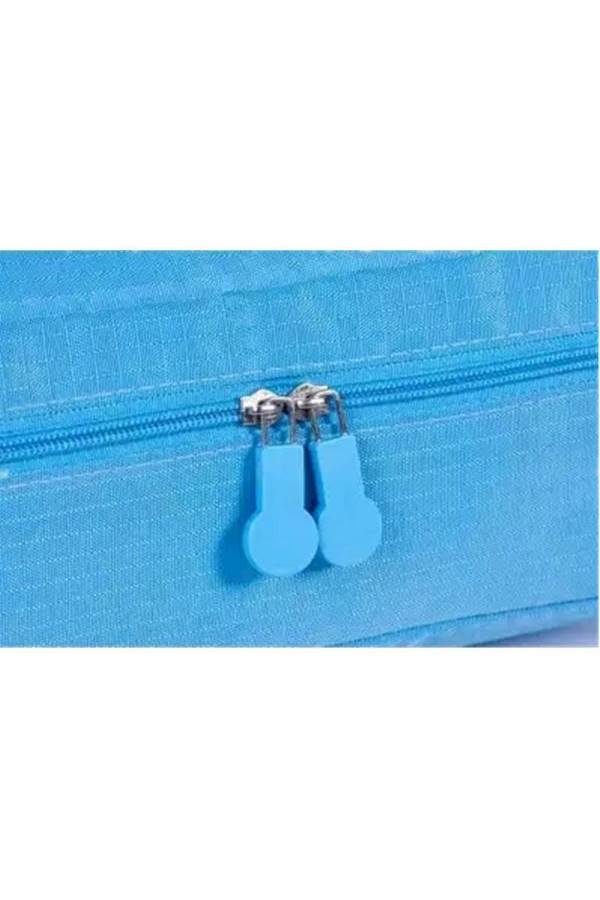 Portable Travel Cosmetic Bags Organizer Blue - Image 5