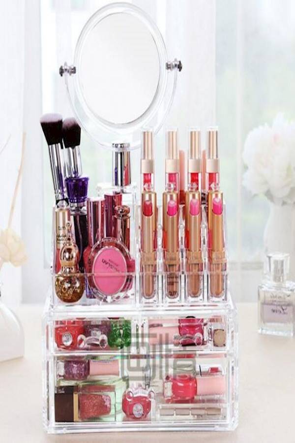 Acrylic Cosmetic Organizer Drawer Clear - Image 2