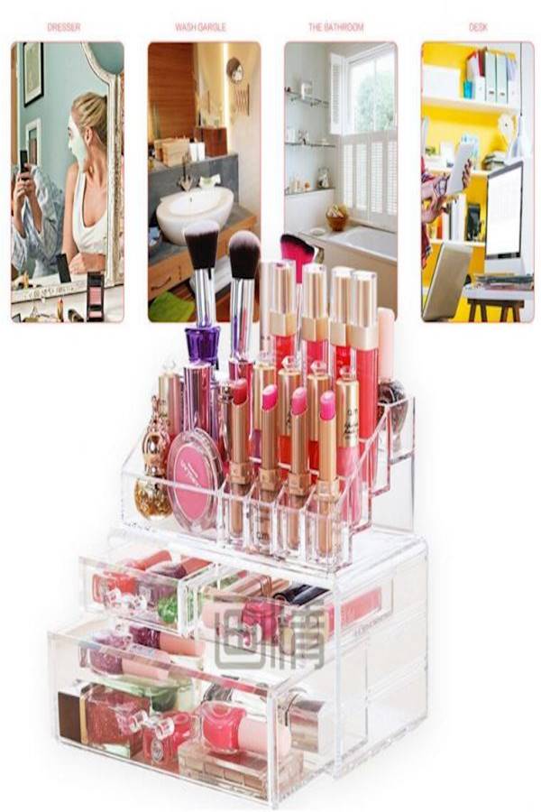 Acrylic Cosmetic Organizer Drawer Clear - Image 3