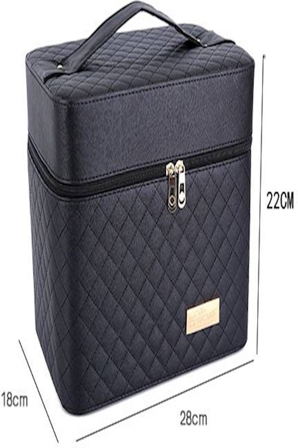 Portable Cosmetic Case Black - Image 2