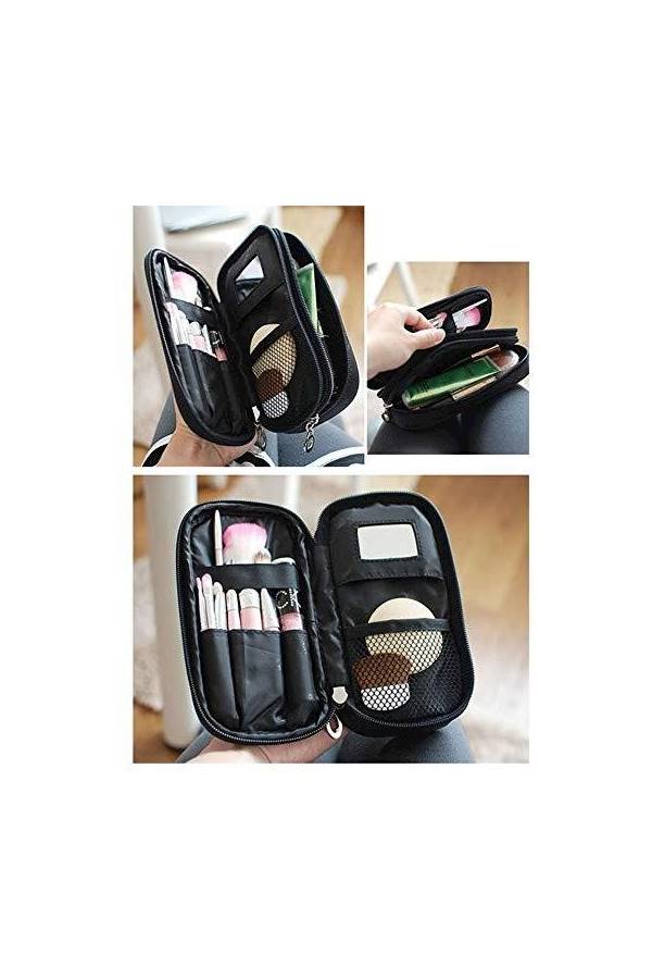 حقيبة أدوات تجميل مناسبة للسفر أسود - Image 4