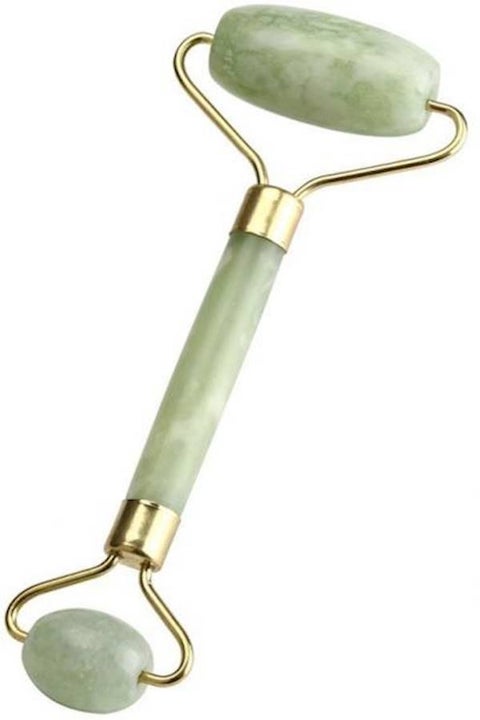 Facial Massage Jade Roller Green/Gold
