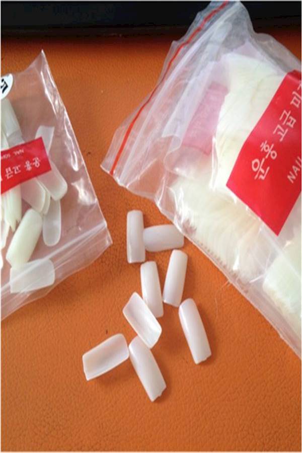 Generic 500-Piece Full Cover Manicure Fake Nail Tip Set Clear  - Image 3