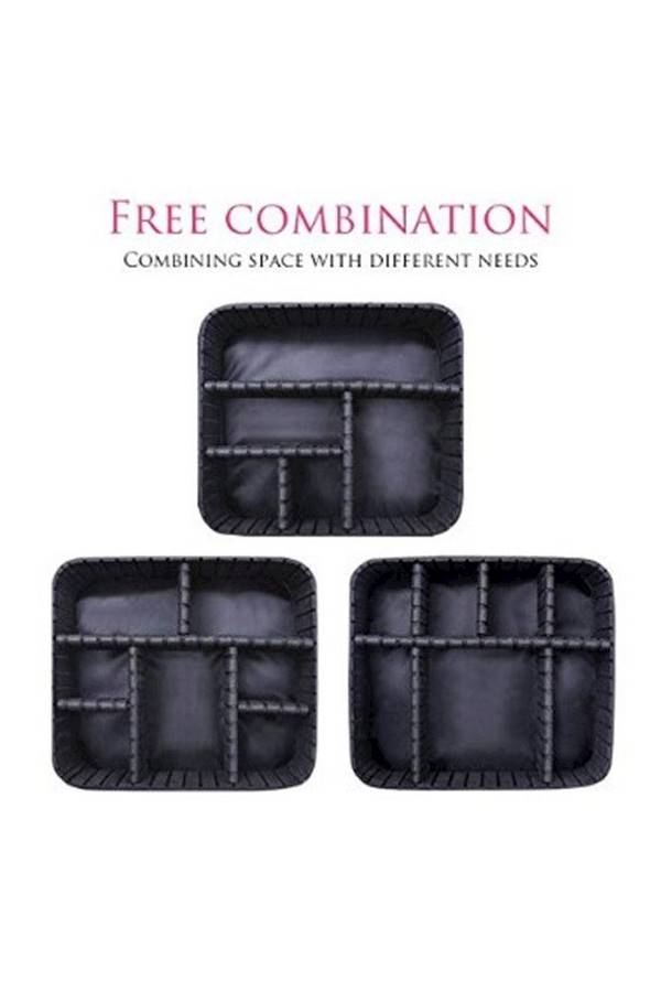 حقيبة تنظيم مستحضرات التجميل أسود - Image 4