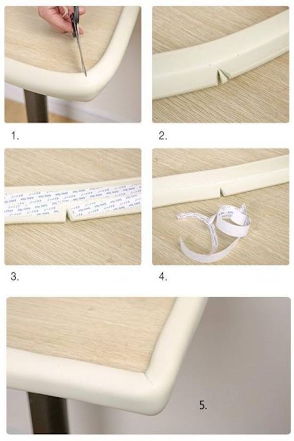 Generic - 5-Piece L Shape Table Corner Protector Set - Image 1