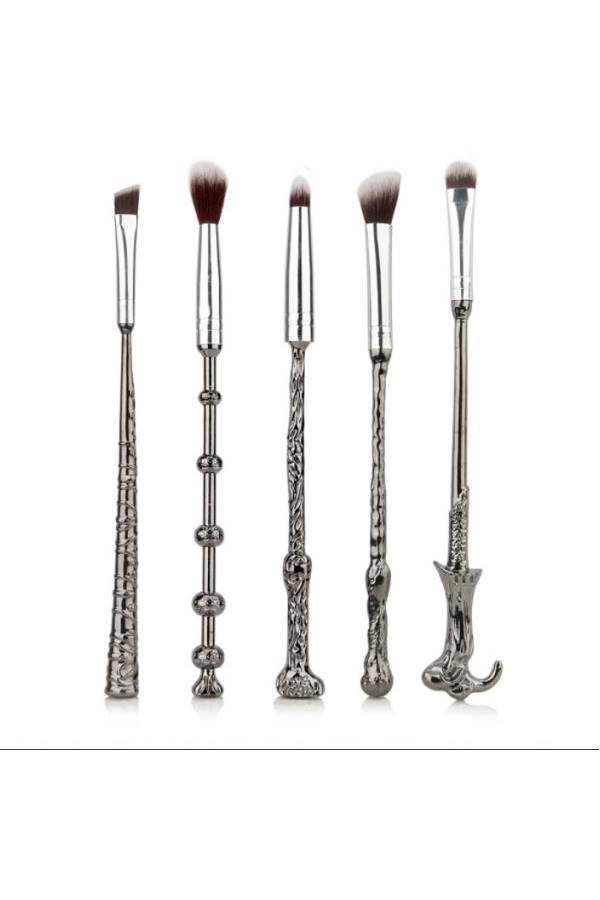 5-Piece Harry Potter Magic Handle Cosmetic Brush Set