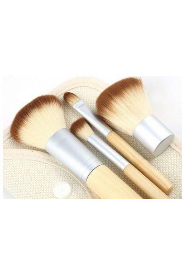 4-Piece Friendly Elaborate Makeup Brush Set - Image 3