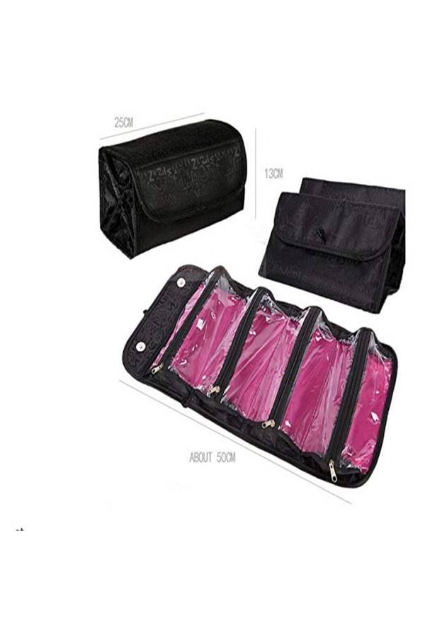 حقيبة تخزين مناسبة للسفر قابلة للطي مكوّنة من 4 طبقات أسود - Image 2