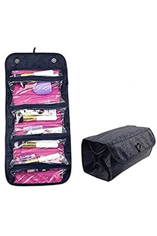 حقيبة تخزين مناسبة للسفر قابلة للطي مكوّنة من 4 طبقات أسود - Image 5