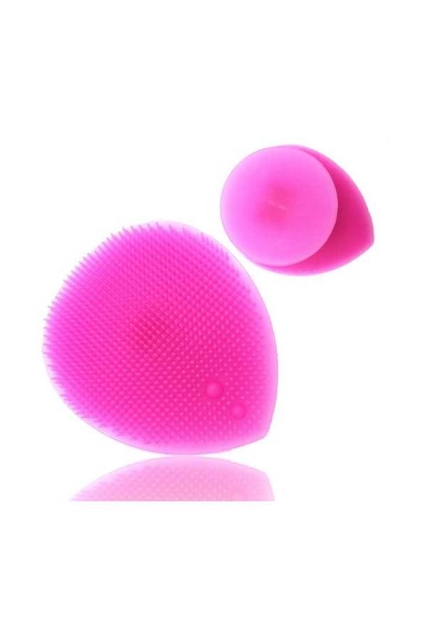 Facial Cleansing Brush Pink/White - Image 2