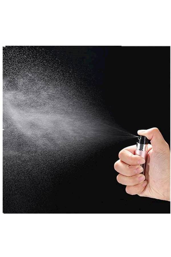 زجاجة عطر يمكن إعادة تعبئتها أتومايزر فضي - Image 3