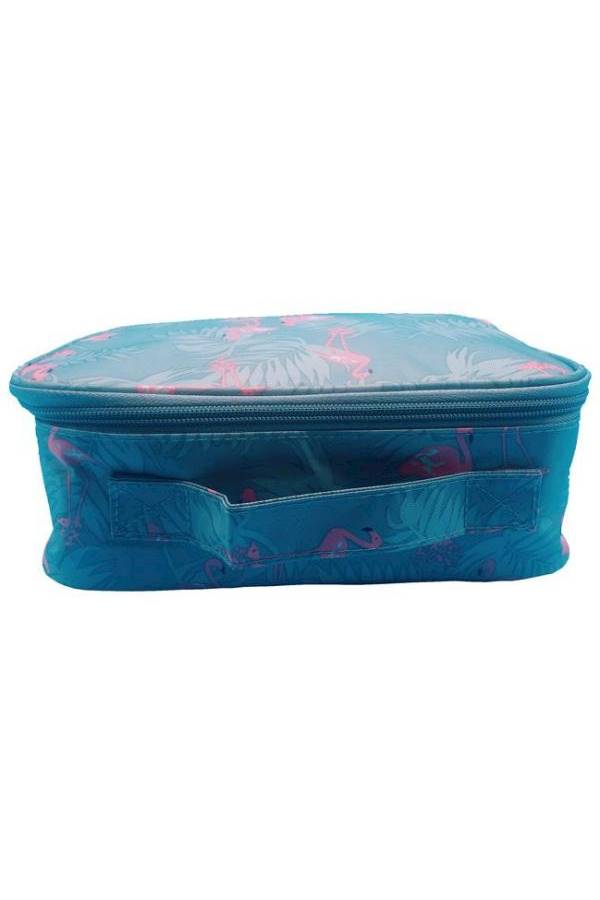 Portable Cosmetic Organizer Blue/Pink - Image 1