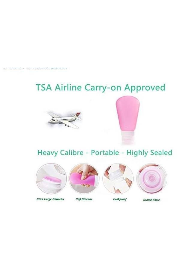 3-Piece Squeezable Liquid Cosmetics Bottles Purple/Pink/White 60ml - Image 5