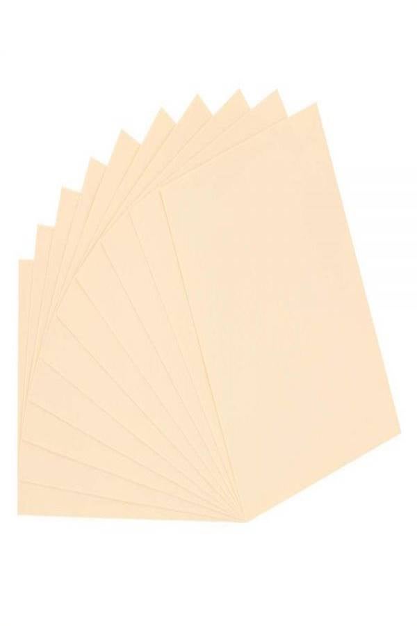 Generic 10-Piece Double Sided Tattoo Skin Practice Sheets Beige  - Image 1