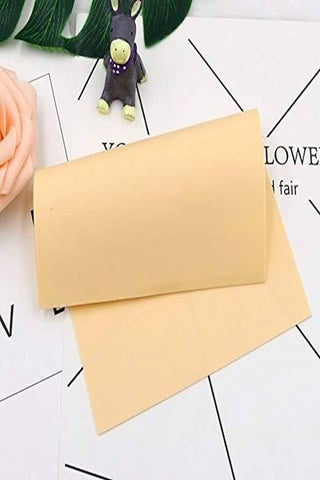 10-Piece Double Sided Tattoo Skin Practice Sheets Beige - view 4