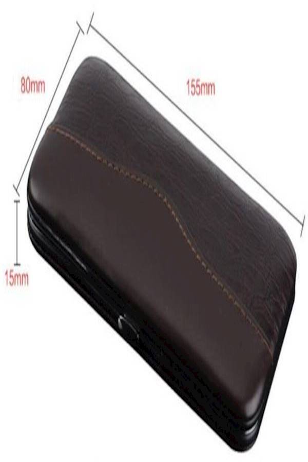 12-Piece Manicure Tool Kit Set Silver/Black - Image 5