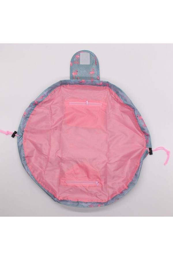 Travel Cosmetic Bag Blue/Pink - Image 3