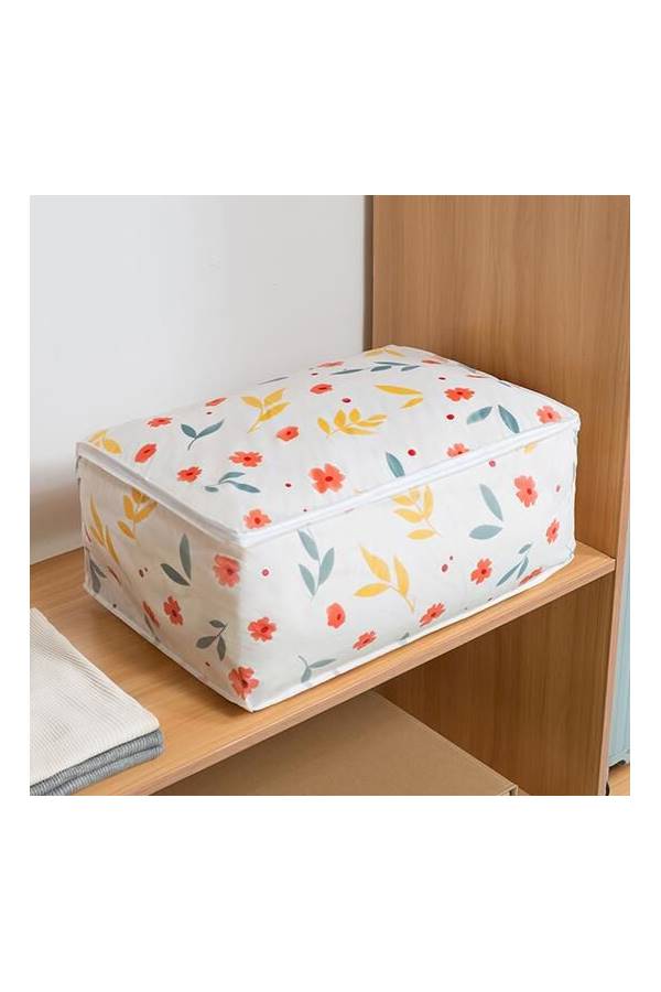 Foldable Storage Box White/Pink/Yellow  - Image 2
