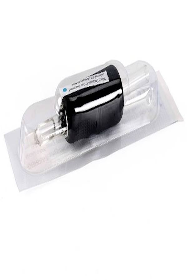 3-Piece Disposable Tattoo Tube Set Black/Clear - Image 1