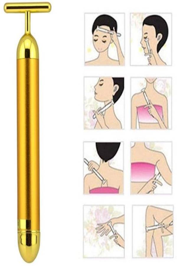 جهاز تدليك للوجه بالنبضات 24 قيراطاً ذهبي - Image 3