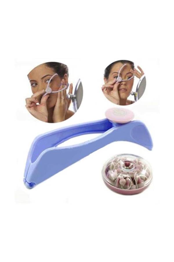 أداة إيبلاتور محمولة مزودة بخيط لنزع شعر الوجه والجسم حتى الشعيرات الدقيقة بنفسك وبشكل آمن مكونة من قطعة واحدة أرجواني - Image 3