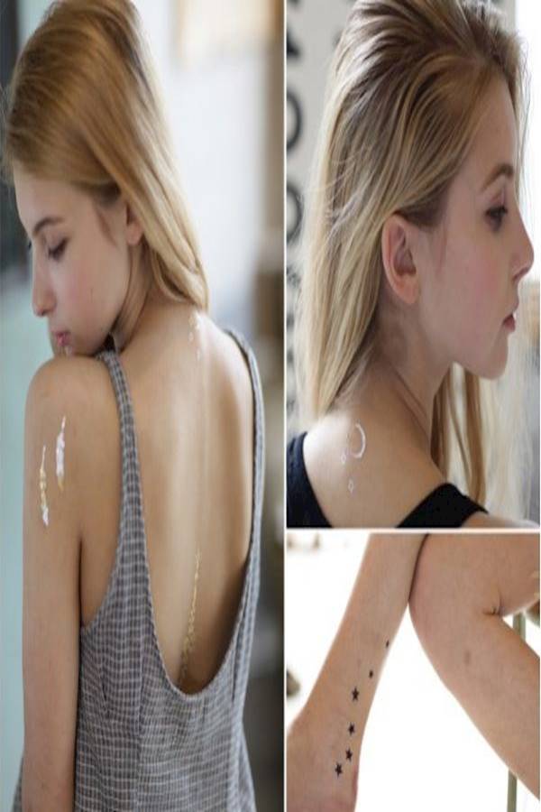 Body Art Temporary Tattoo Sticker Multicolour - Image 2