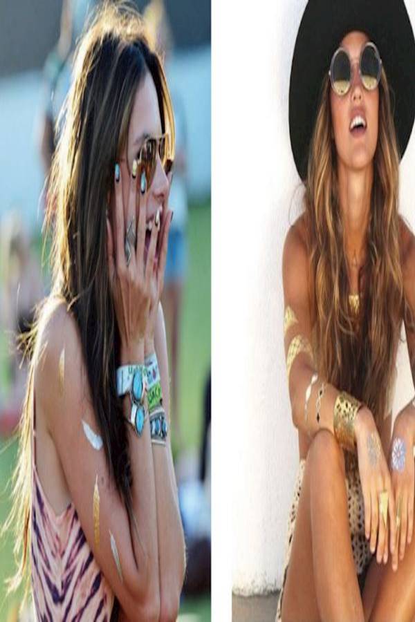 Body Art Temporary Tattoo Sticker Multicolour - Image 4