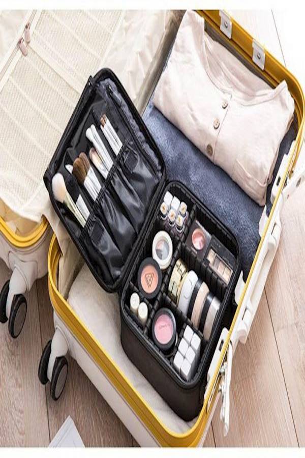 حقيبة مستحضرات تجميل أسود - Image 5