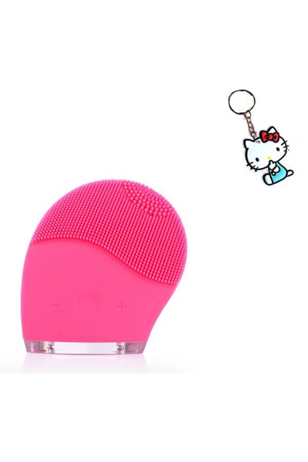Electric Facial Cleaner And Massager Pink - Image 5