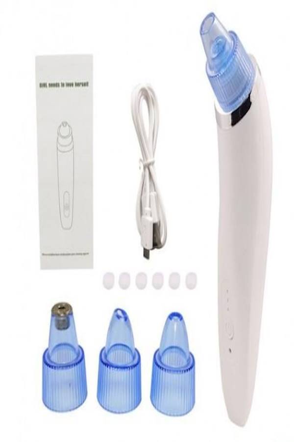 Generic Blackhead Remover Pore Cleaner Beauty Machine JM-09 White/Blue  - Image 2