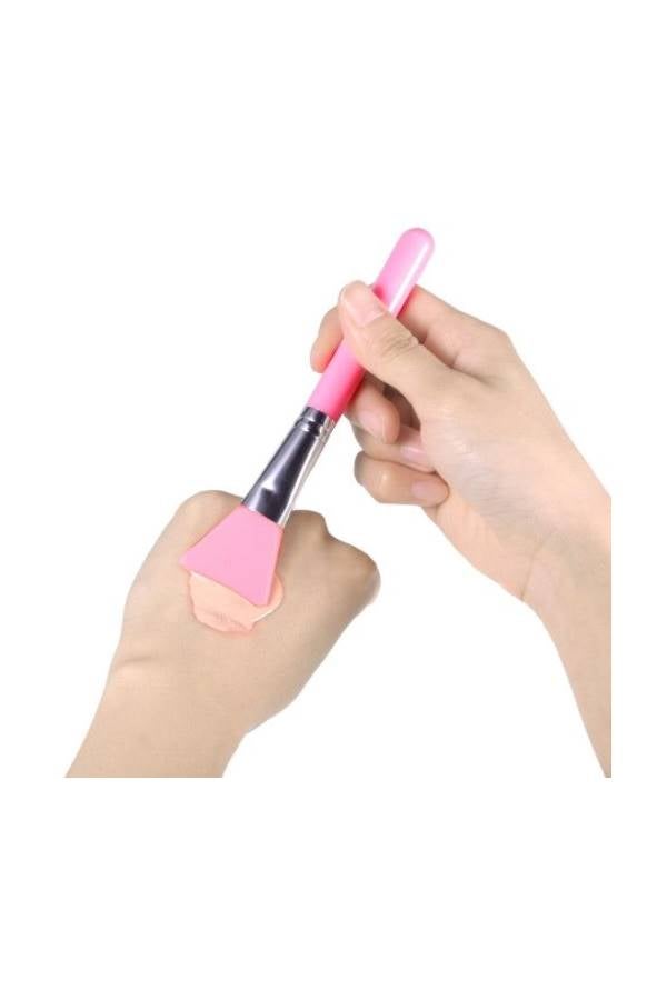 6-Piece Silicone Brush Tools Pink - Image 2