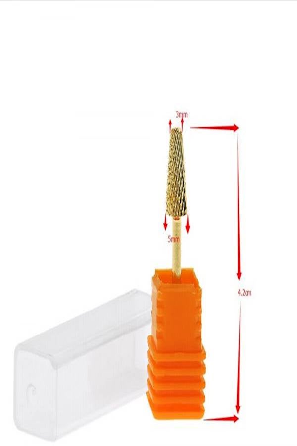 رأس لمبرد الأظافر الكهربائي ذهبي - Image 3