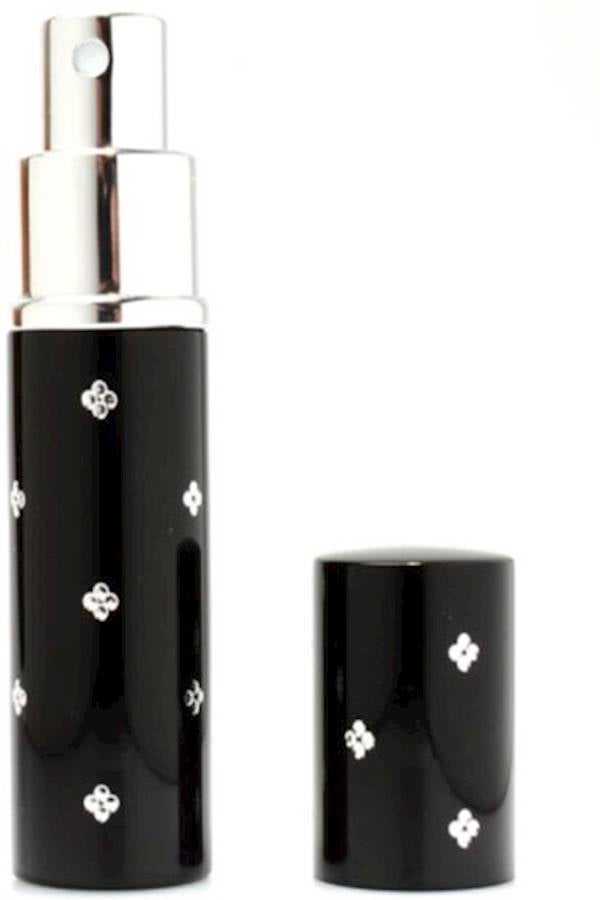 Generic Perfume Atomizer Refillable Bottle Black/Silver  - Image 1