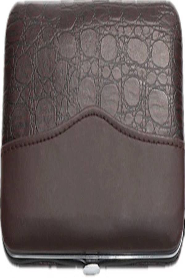 طقم أدوات قص الأظافر مكون من 12 قطعة بني - Image 5