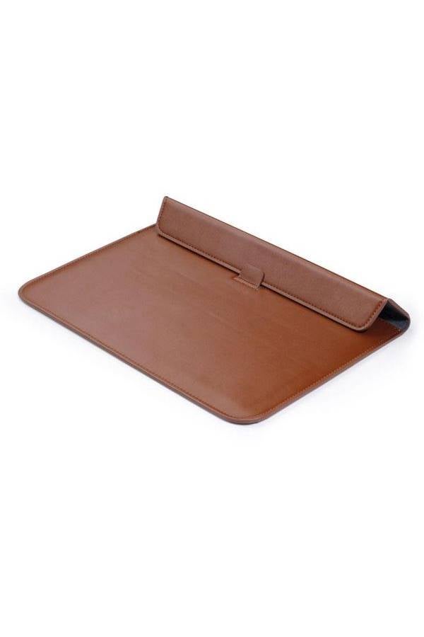 حافظة لابتوب بتصميم مغلف لجهاز أبل ماك بوك آير 11 مقاس 11.6 بوصة بني - Image 2