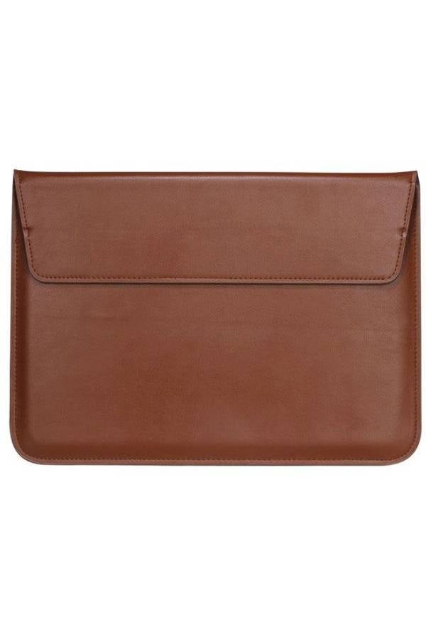 حافظة لابتوب بتصميم مغلف لجهاز أبل ماك بوك آير 11 مقاس 11.6 بوصة بني - Image 3