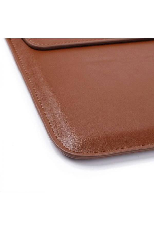 حافظة لابتوب بتصميم مغلف لجهاز أبل ماك بوك آير 11 مقاس 11.6 بوصة بني - Image 4