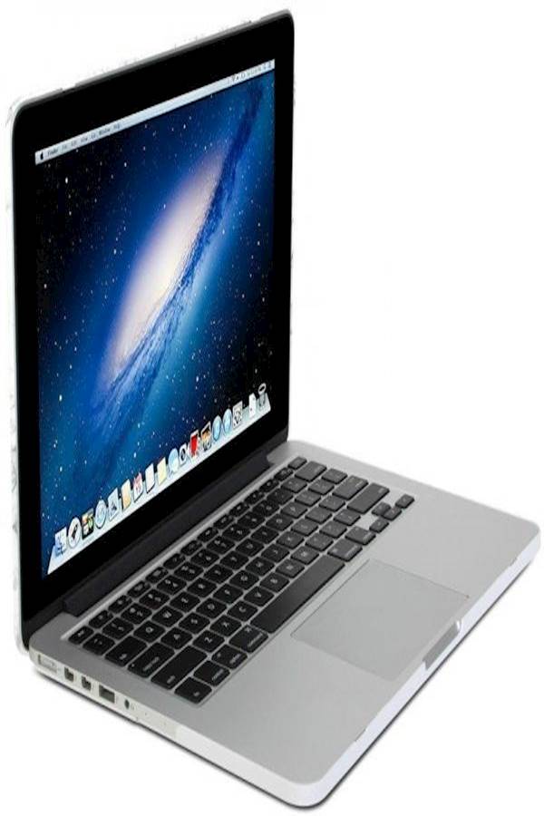Marble Patterned Rubber Coated Case For Macbook Pro With Retina Display 13 Inch Grey  - Image 4