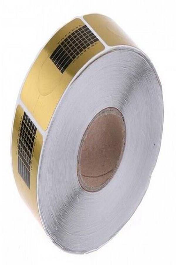 ملصقات جل إكريليك لتزيين الأظافر أصفر/أسود - Image 2