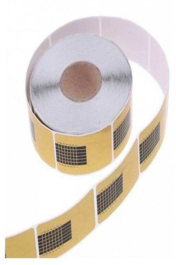 ملصقات جل إكريليك لتزيين الأظافر أصفر/أسود - Image 1