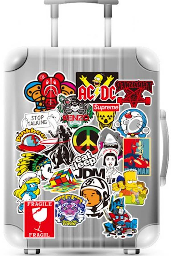 مجموعة ملصقات مطبوعة بعبارة Supreme مكونة من 100 قطعة - Image 4