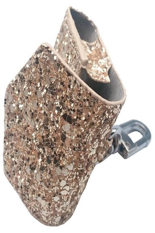 Protective Pouch For Apple AirPods Gold  - Image 3
