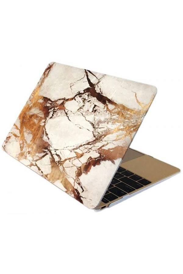 Marble Rubber Coated Case Cover For Apple Macbook Air 13/13.3 Inch Multicolour  - Image 1