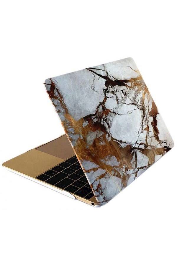 Marble Rubber Coated Case Cover For Apple Macbook Air 13/13.3 Inch Multicolour  - Image 2